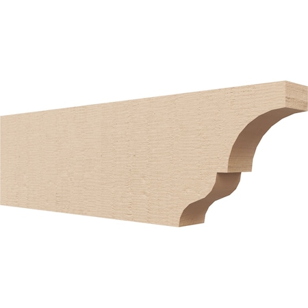 Ekena Millwork 2in. W x 6in. H x 20in. L Asheboro Woodgrain TimberThane Rafter Tail, Primed Tan RFTUR02X06X20ASHRCPR